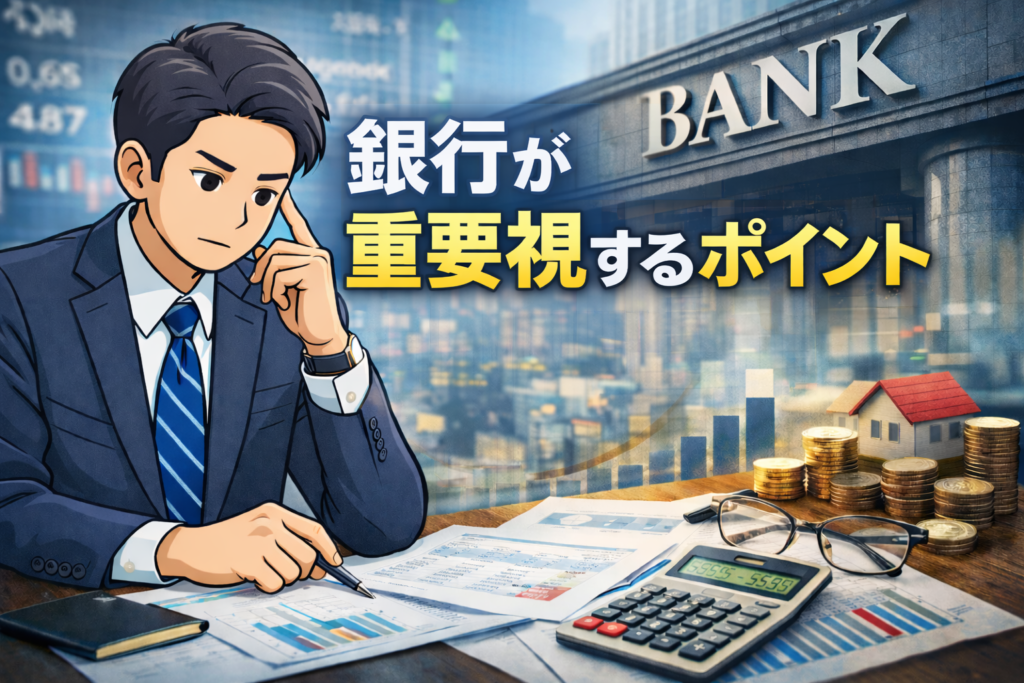 銀行が重要視するポイント